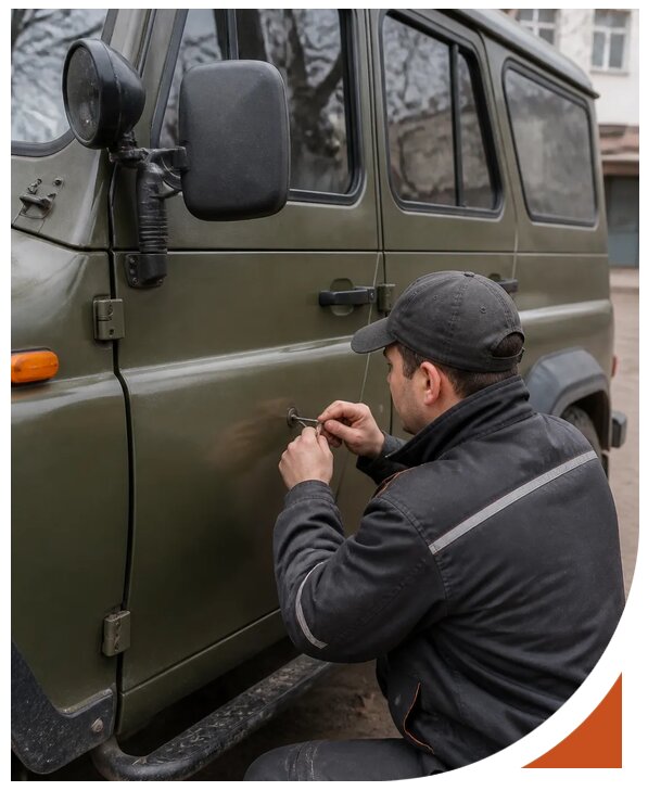 Профессиональное вскрытие автомобиля УАЗ без повреждений в Рассказове